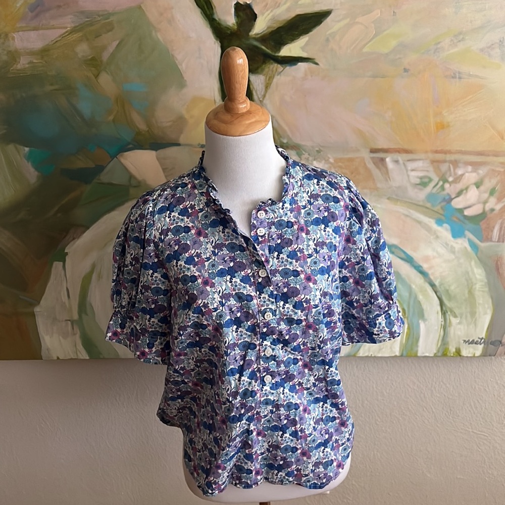 J.Crew Liberty blouse small